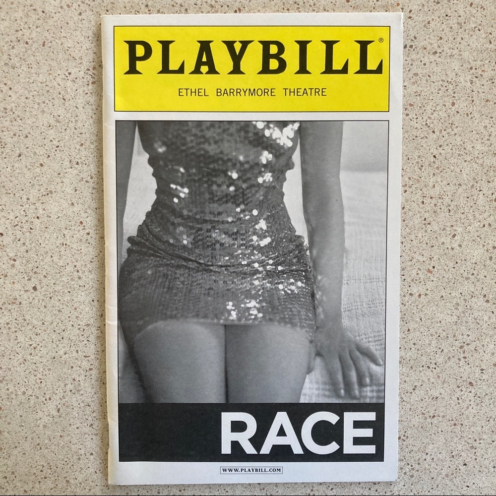 Race Playbill James Spader Kerry Washington David Alan Grier Richard Thomas 2010